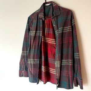 Wool rich button down